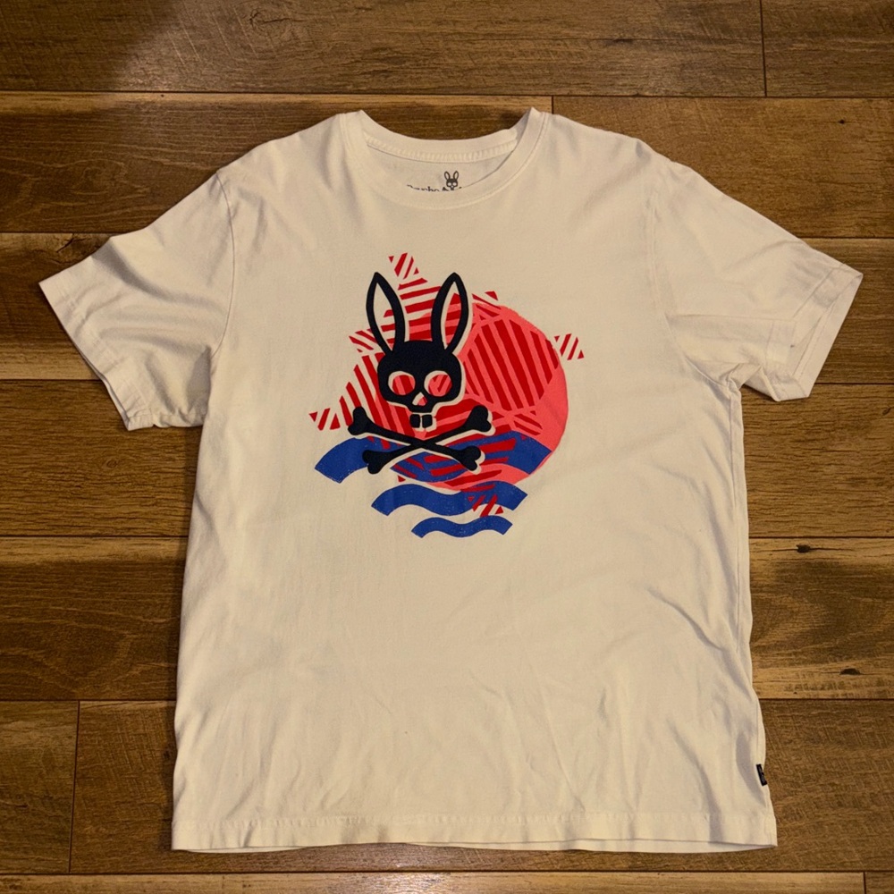 White psycho bunny t shirt